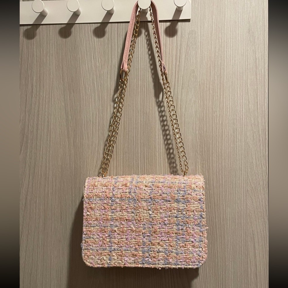 Pink Tweed Bag - Picture 2 of 2